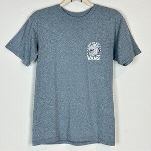 Vans Off the Wall Bulldog Grey Graphic T-shirt S